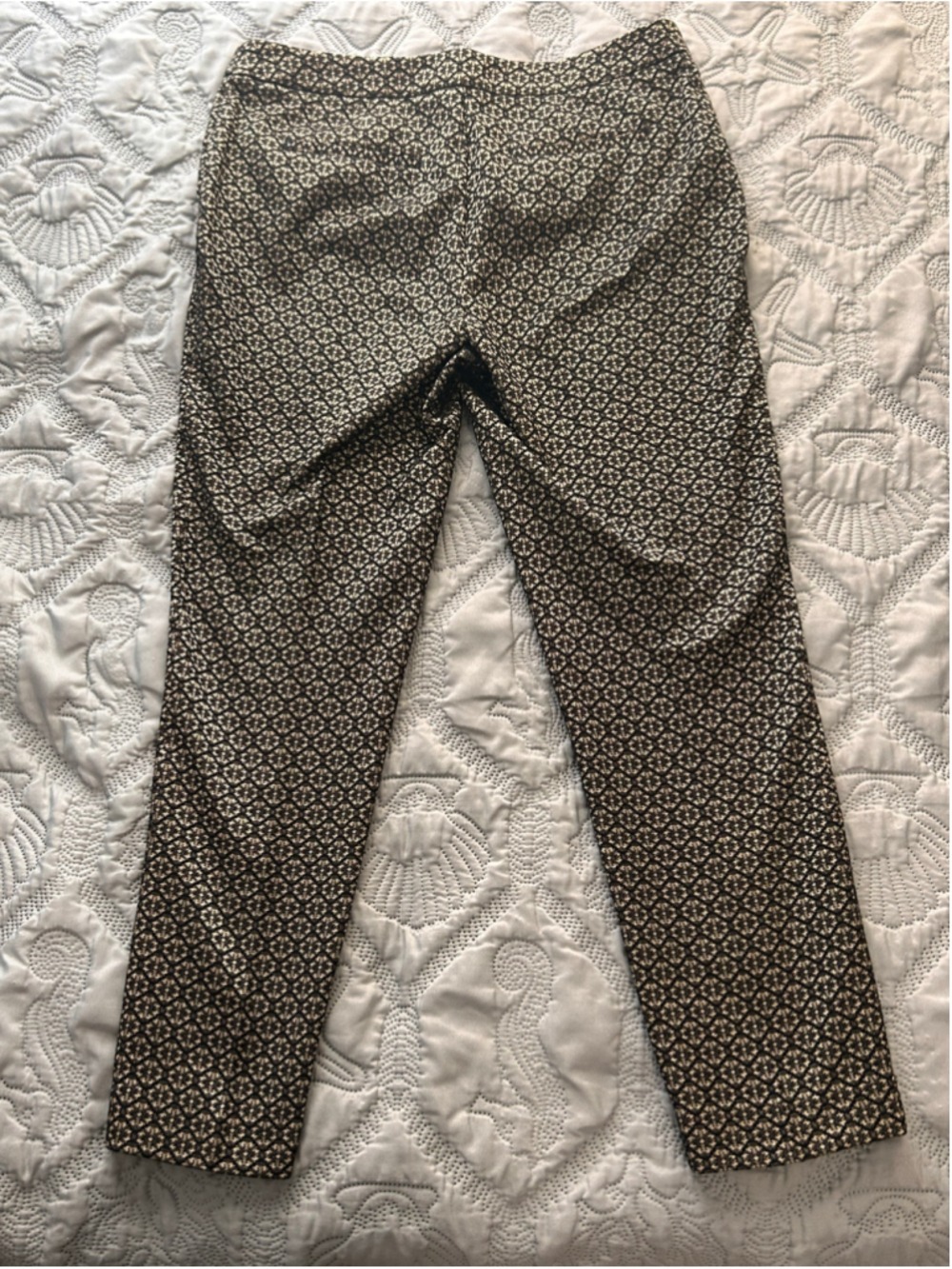 Chico’s Black Gold Geometric Floral Blazer Pants Set 2-Piece set, Size 2 - Picture 16 of 16